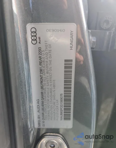 WAUB8GFF2G1089075